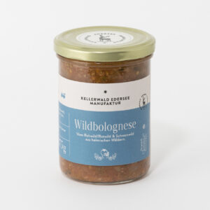 Wildbolognese, Bolognese vom Wild, Kellerwald Edersee Manufaktur