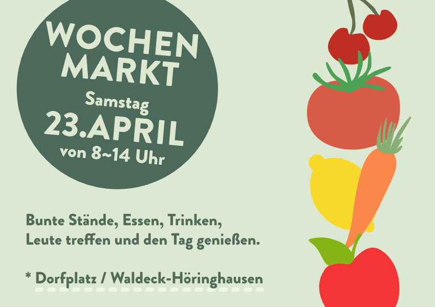 Wochenmarkt Waldeck Höringhausen